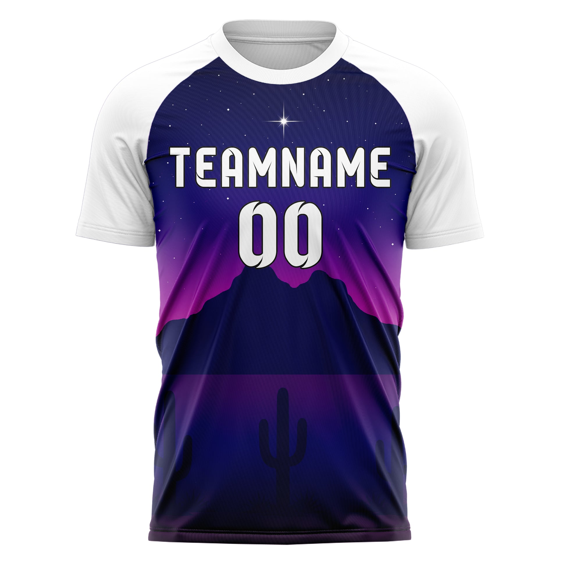 Marineblau Camelback Mountain Skyline Design 15-0329 individuelles Fußballtrikot front