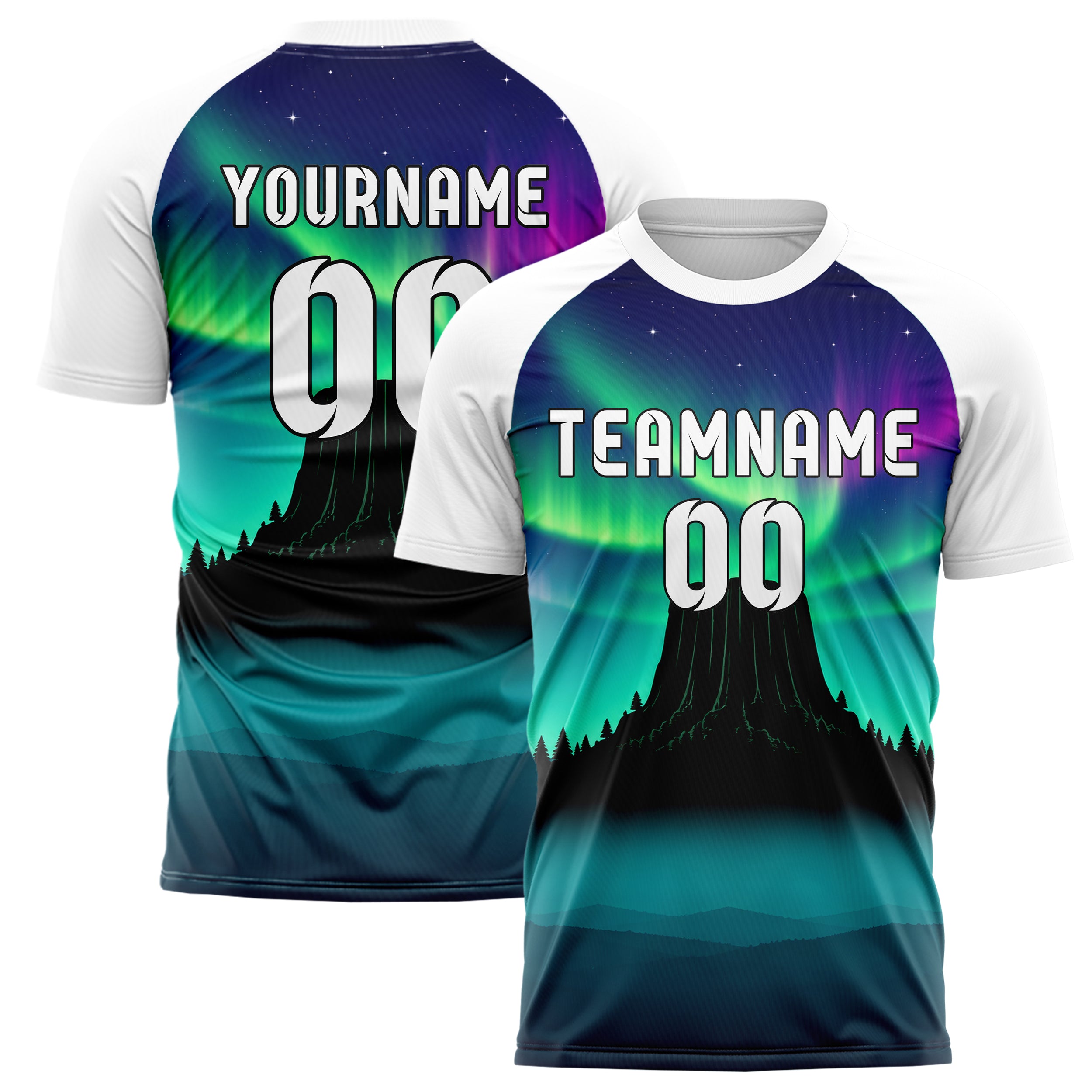 Petrol Devils Tower Skyline Design 15-0400 individuelles Fußballtrikot main