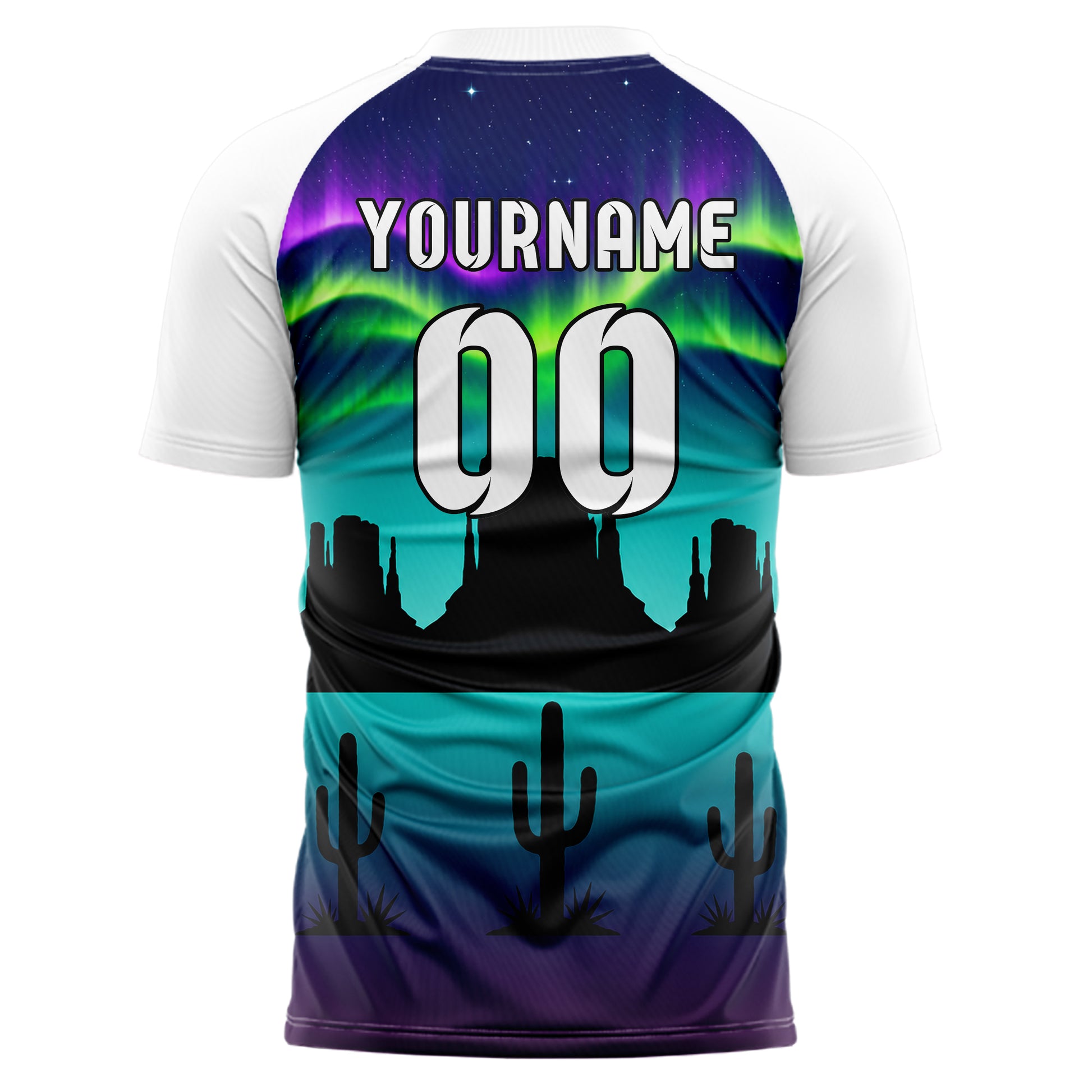 Petrol Washington Monument Skyline Design 15-0470 individuelles Fußballtrikot back