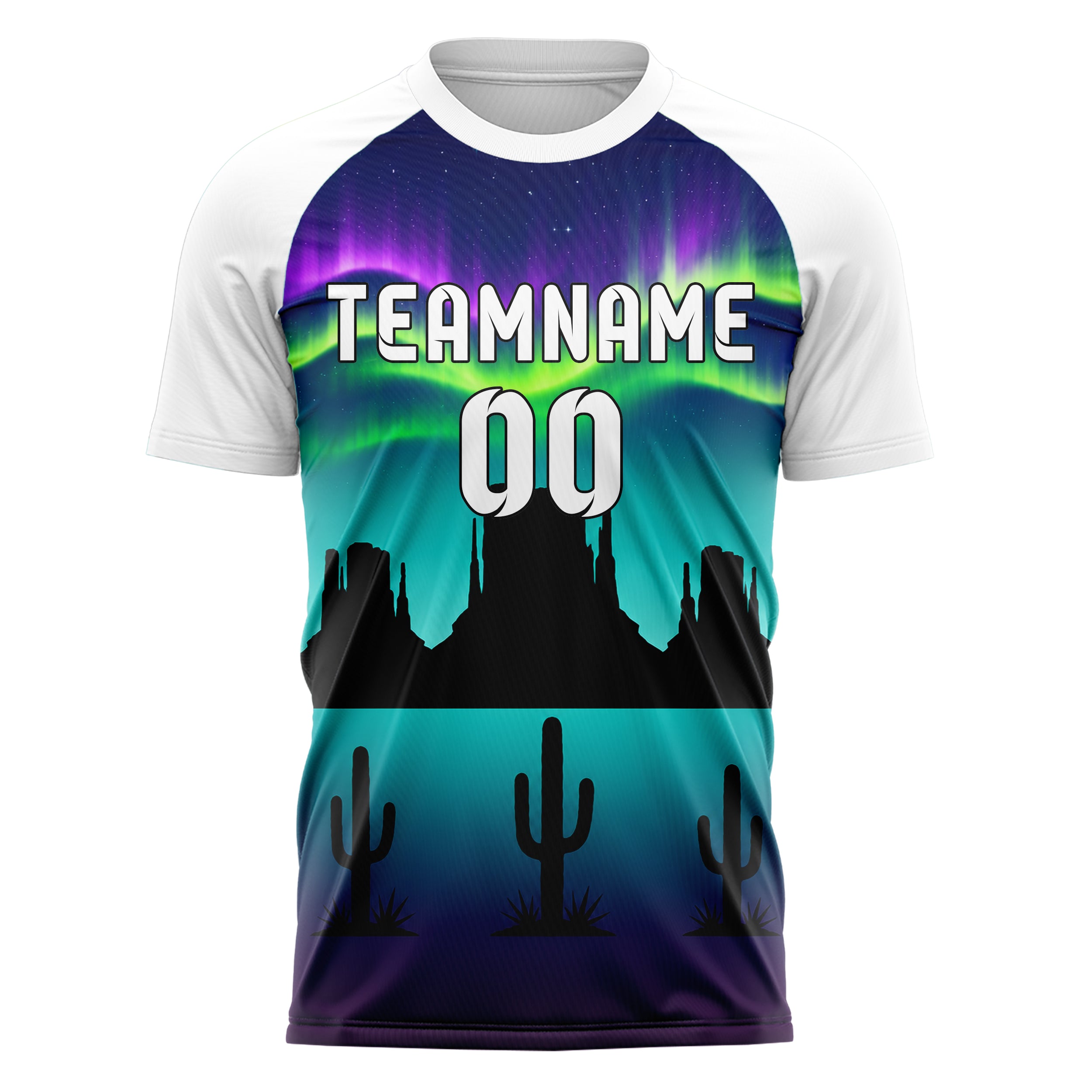 Petrol Washington Monument Skyline Design 15-0470 individuelles Fußballtrikot front