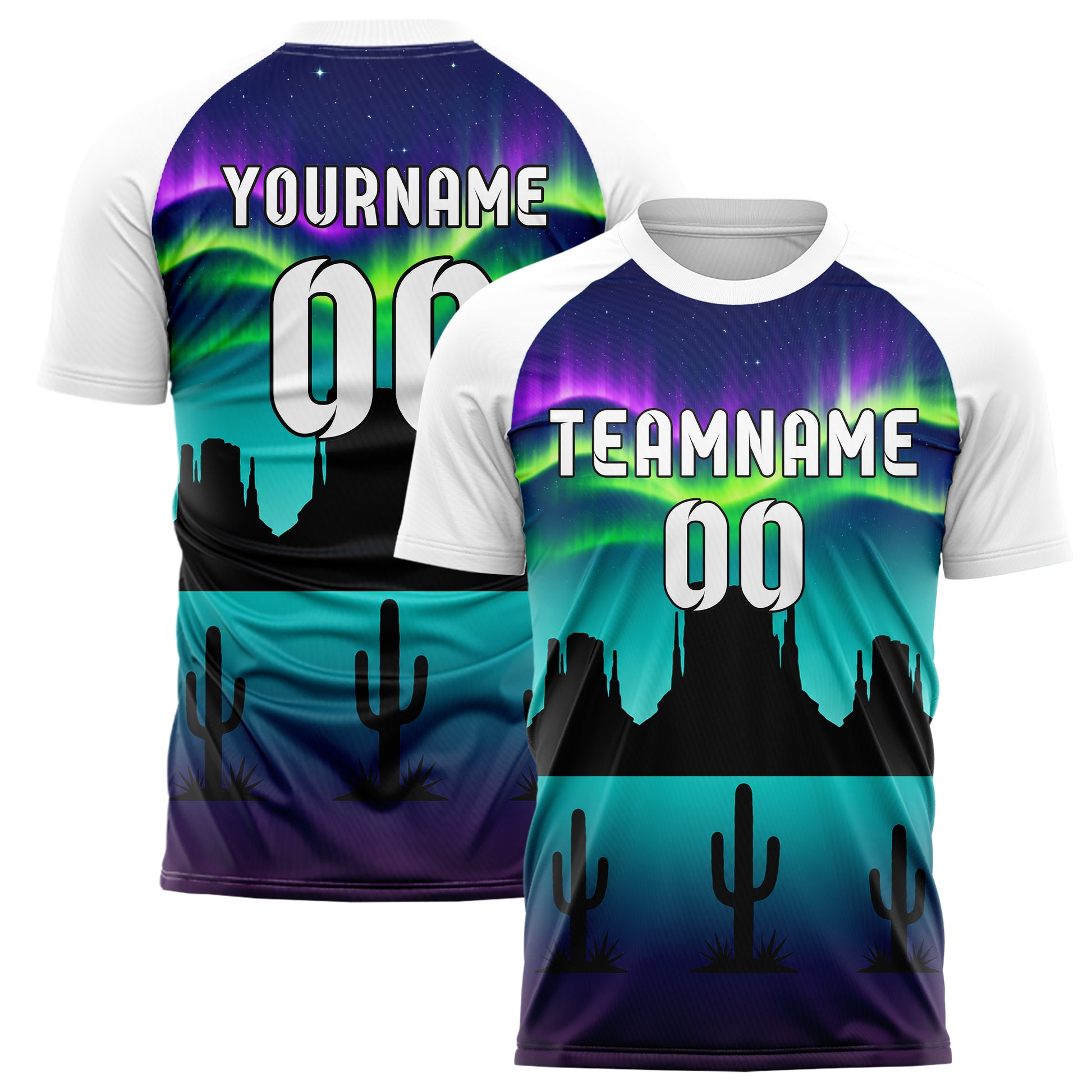 Petrol Washington Monument Skyline Design 15-0470 individuelles Fußballtrikot main