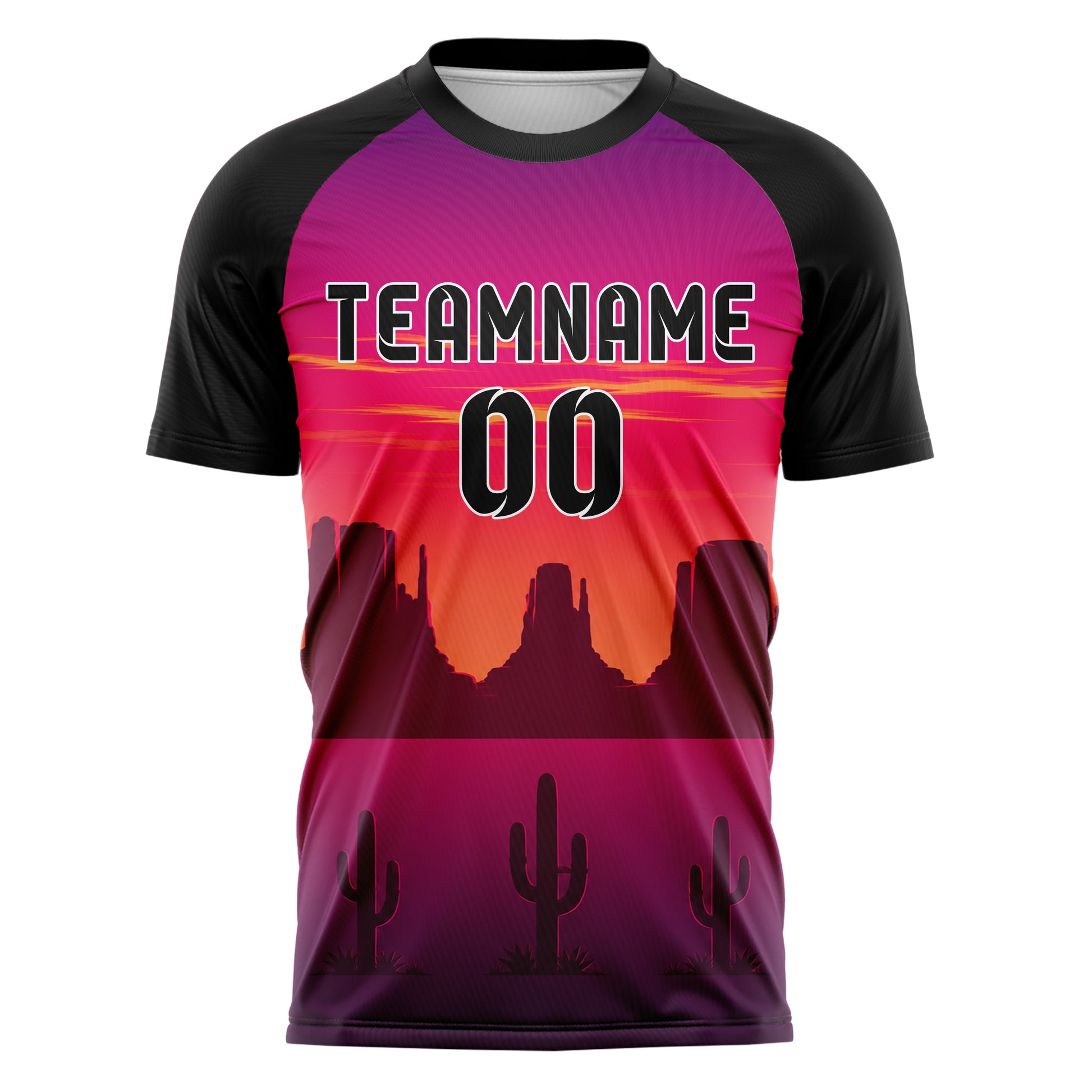 Hot Pink Washington Monument Skyline Design 15-0461 individuelles Fußballtrikot front