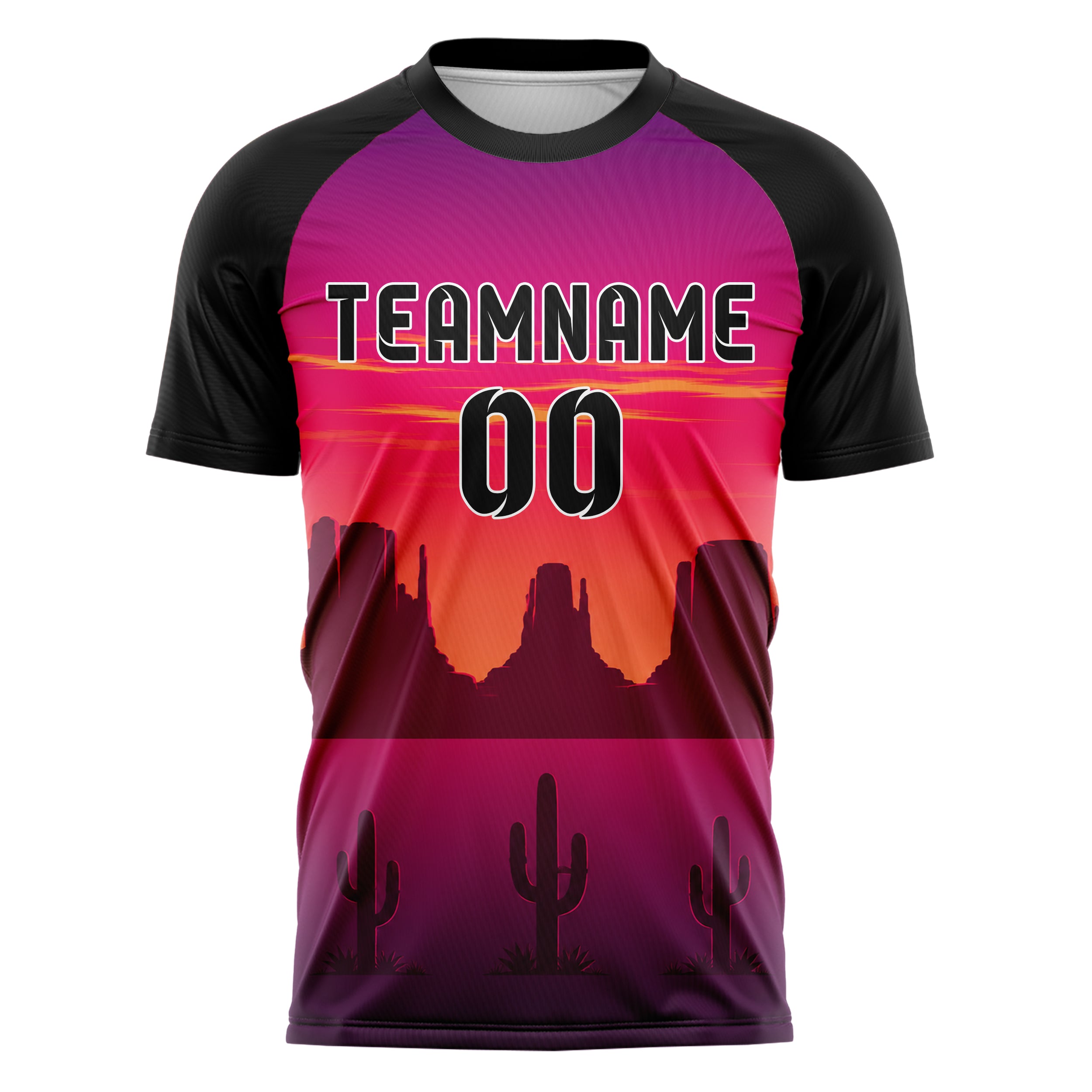 Hot Pink Washington Monument Skyline Design 15-0461 individuelles Fußballtrikot front