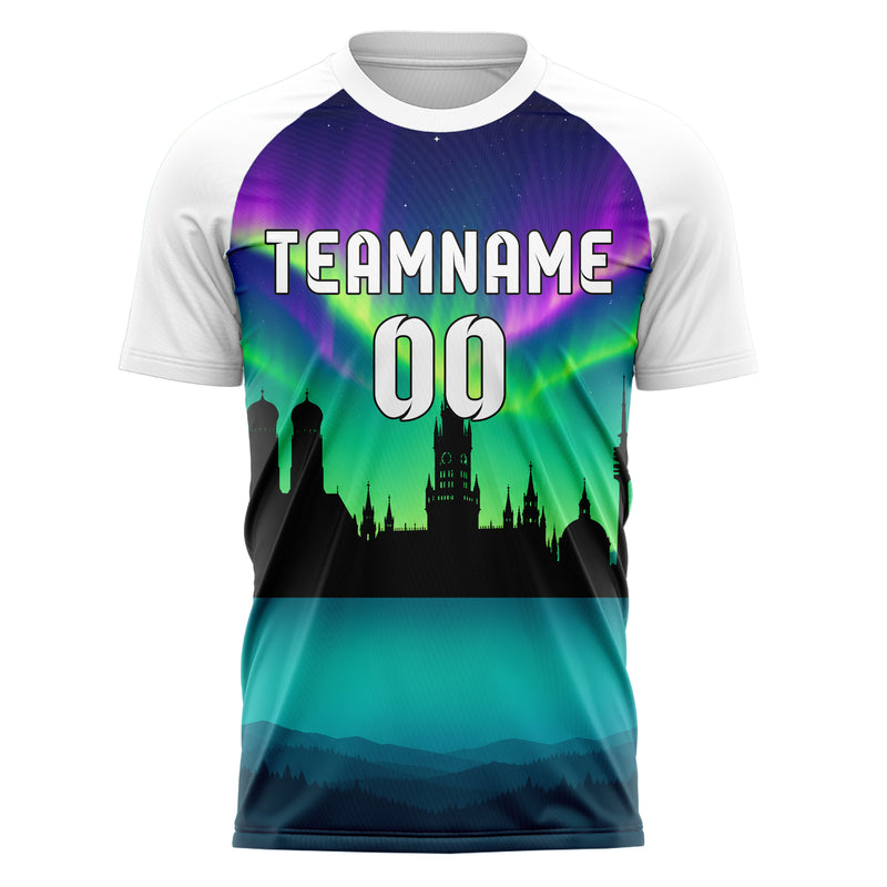 Petrol Munich Skyline Design 15-0230 individuelles Fußballtrikot front