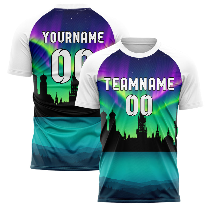 Petrol Munich Skyline Design 15-0230 individuelles Fußballtrikot main