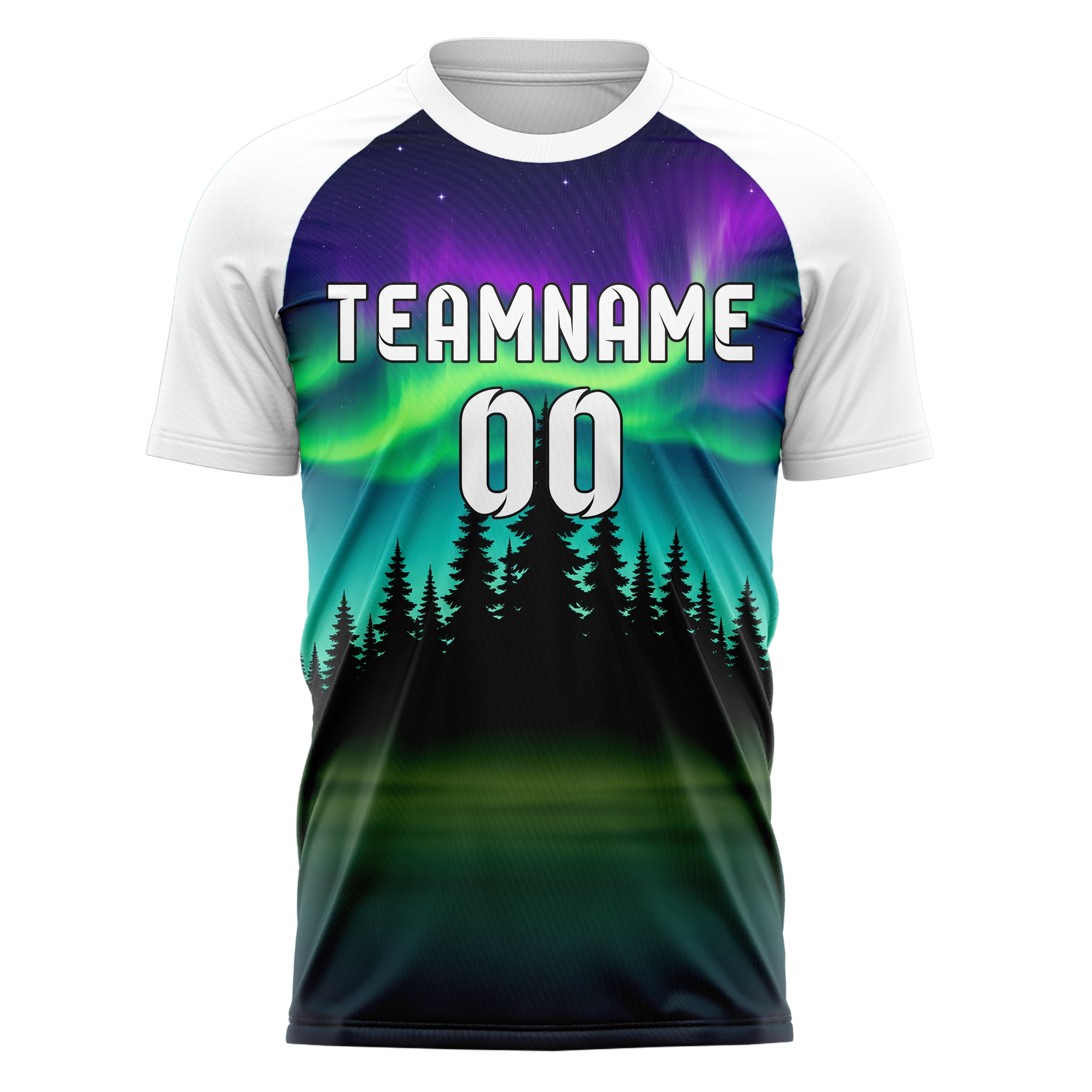 Petrol Pacific Coast Skyline Design 15-0520 individuelles Fußballtrikot front