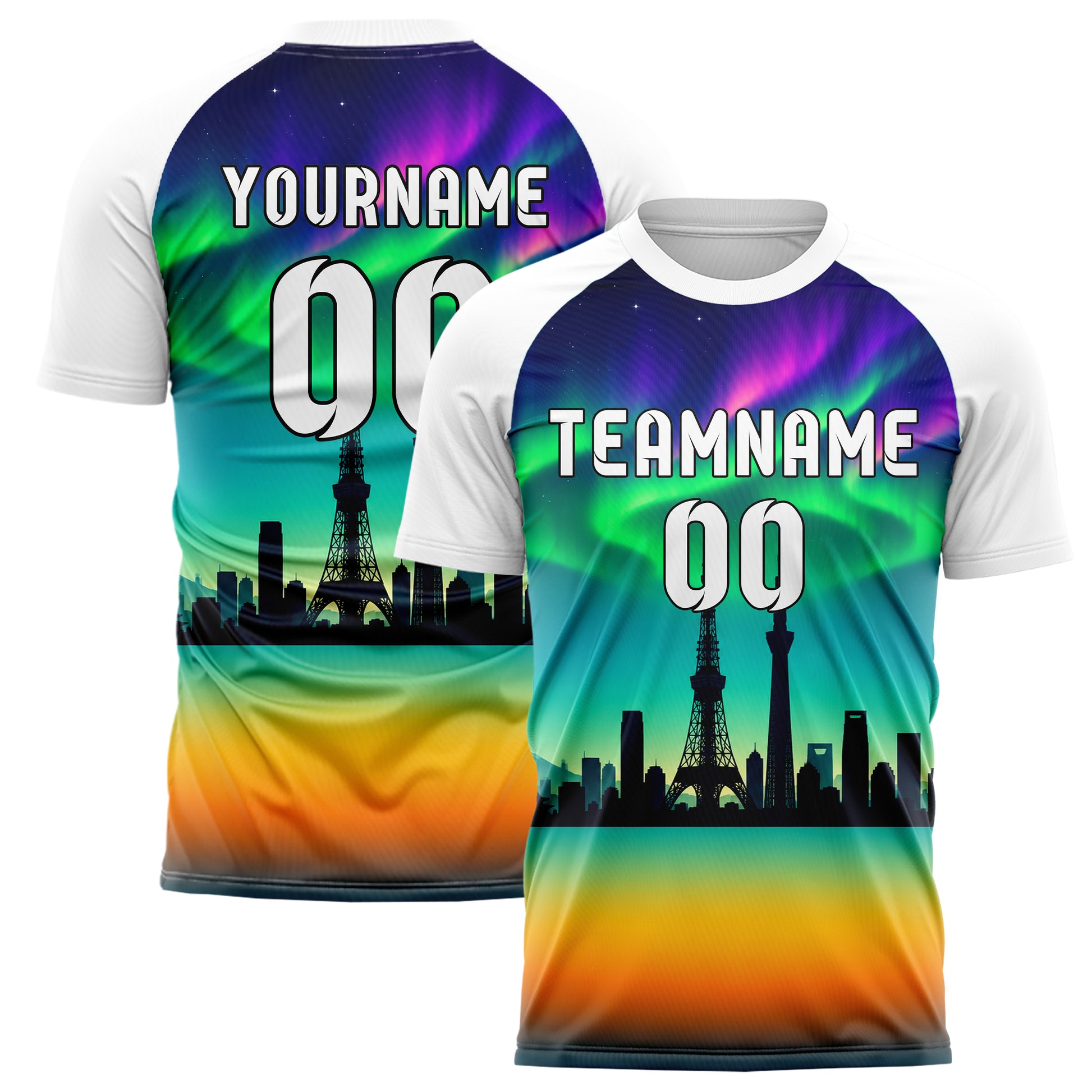 Petrol Tokyo Skyline Design 15-0310 individuelles Fußballtrikot main
