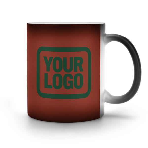 Tazza magica personalizzata color corallo rosso abete verde