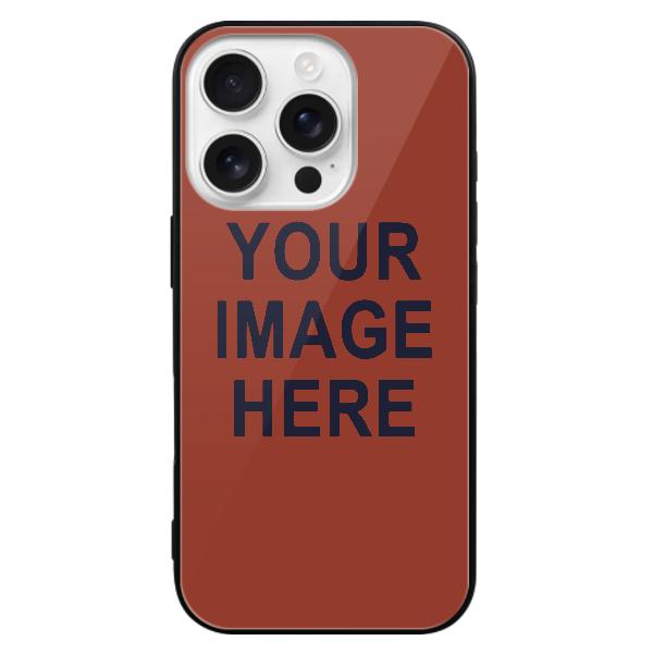 Custodia per telefono personalizzata in acciaio blu rosso corallo
