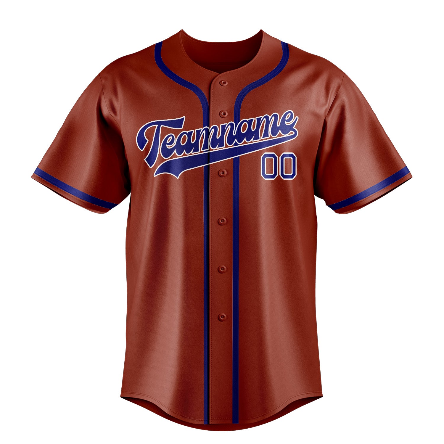 Benutzerdefiniertes Professionelles Korallenrot Himmelblau Baseballtrikot