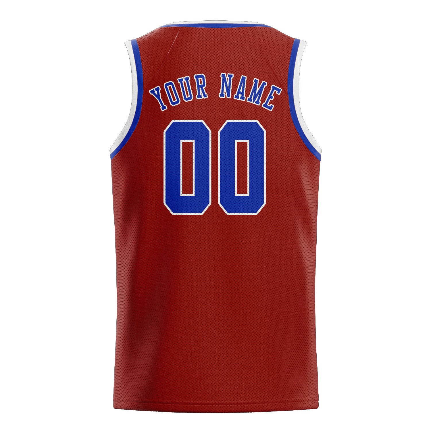 Benutzerdefiniertes Professionelles Korallenrot Himmelblau Basketballtrikot