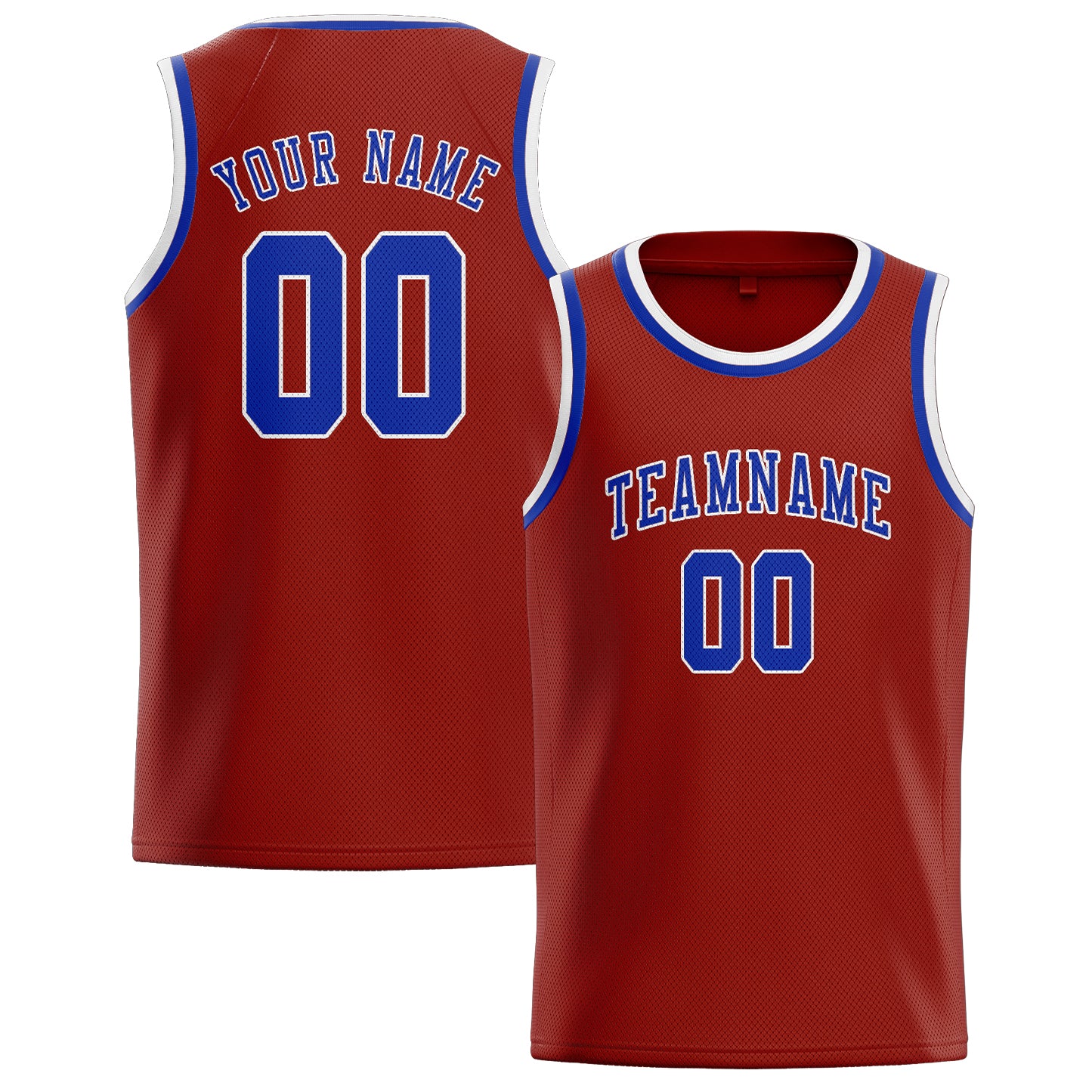 Benutzerdefiniertes Professionelles Korallenrot Himmelblau Basketballtrikot