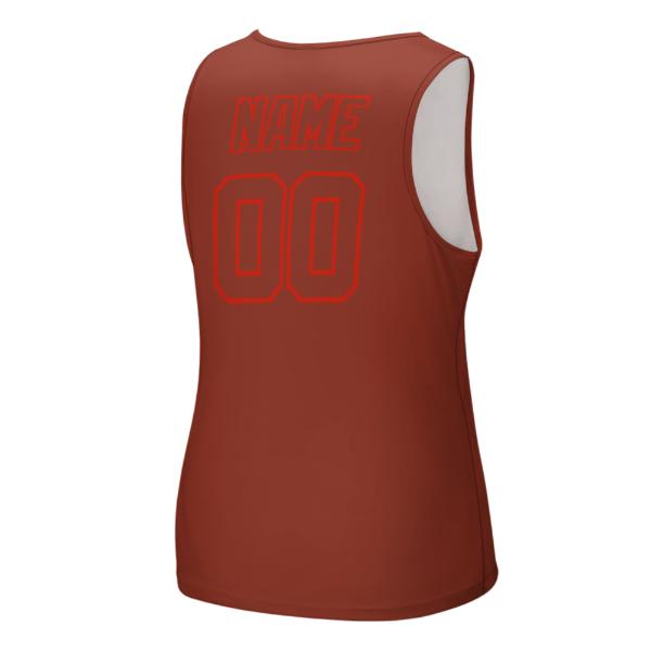 Maßgeschneidertes Korallenrot Korallenrot Herren Tanktop