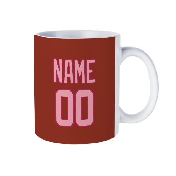 Tazza personalizzata rosa corallo