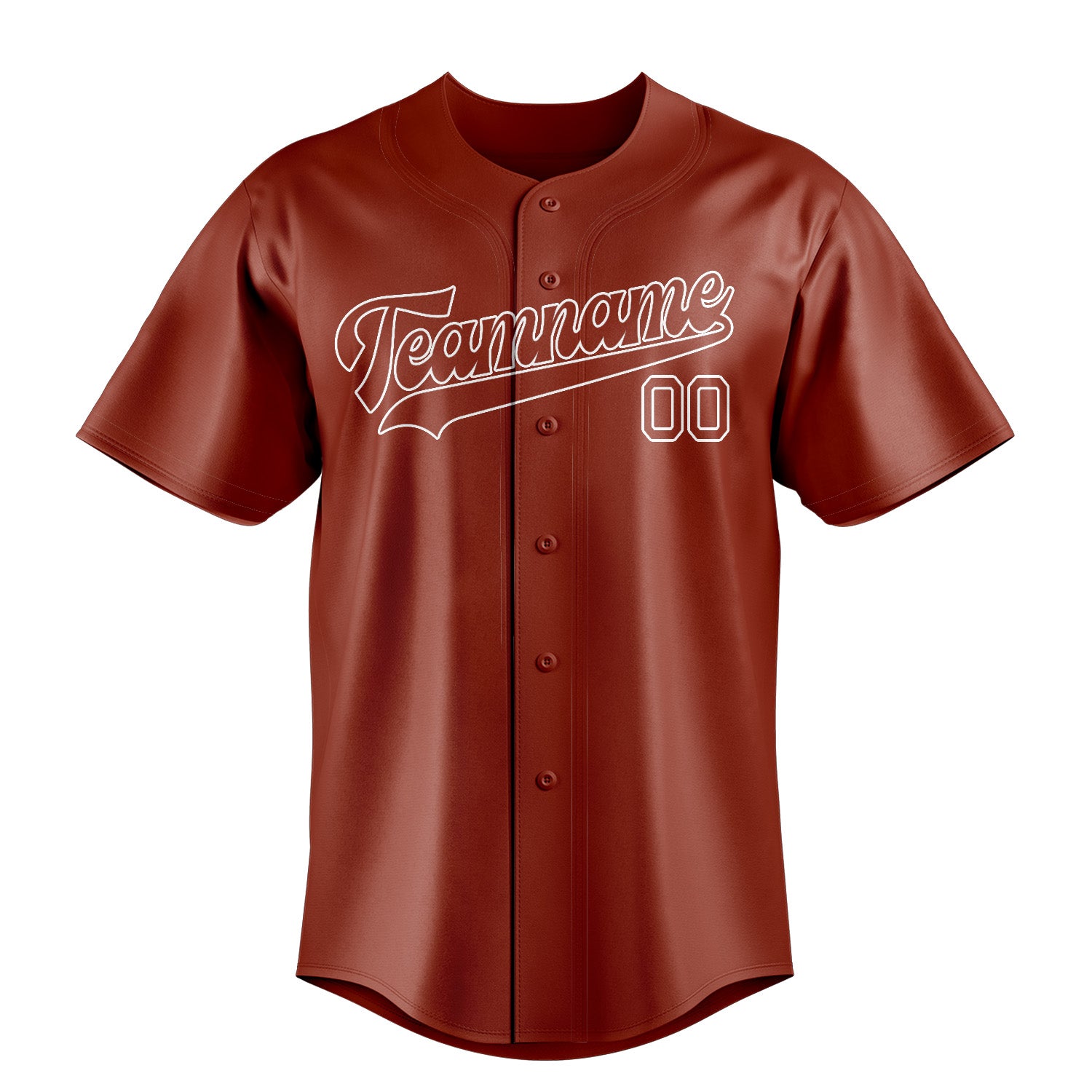 Benutzerdefiniertes Professionelles Korallenrot Weiß Baseballtrikot