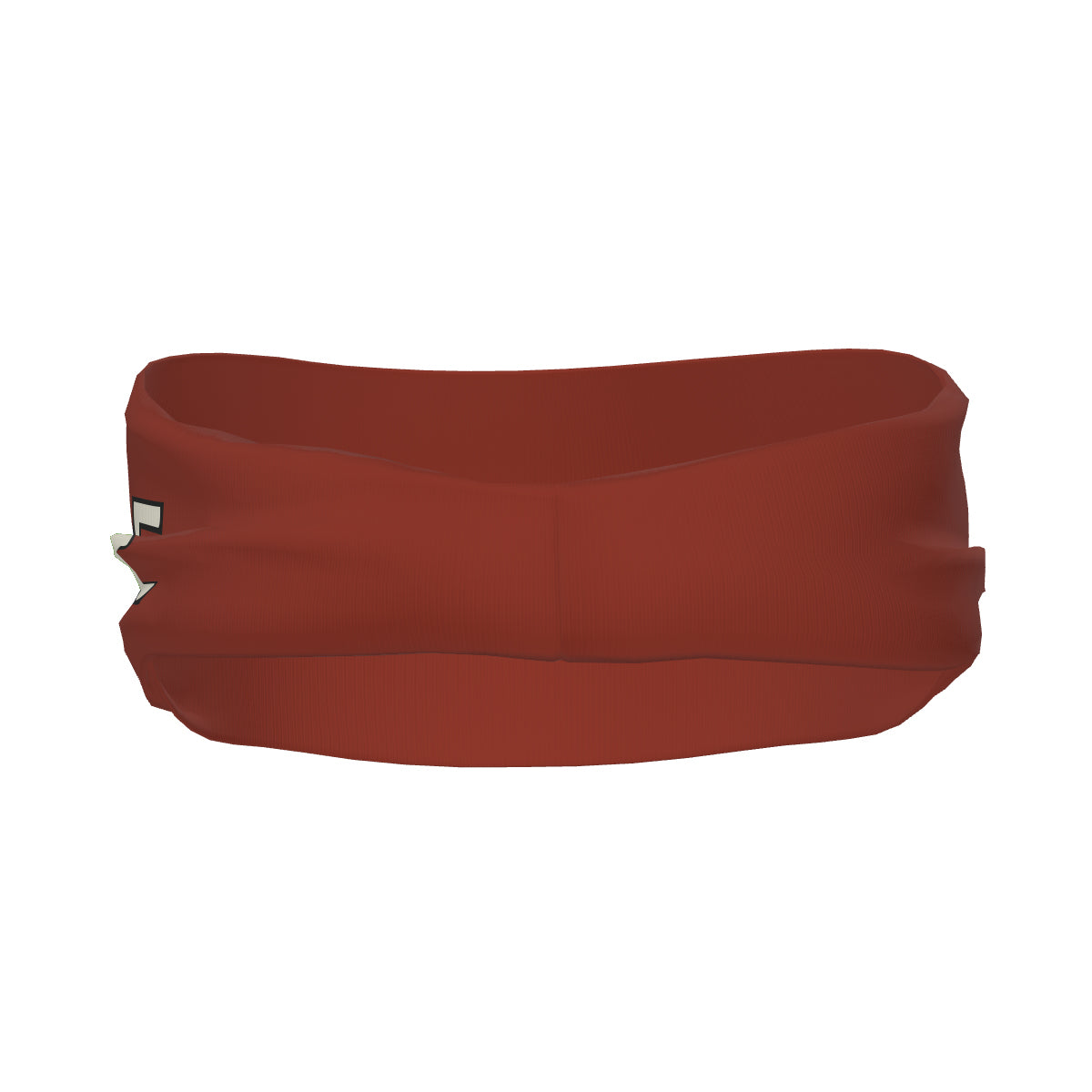 Maßgeschneidertes Korallenrot Beige Sport Stirnband