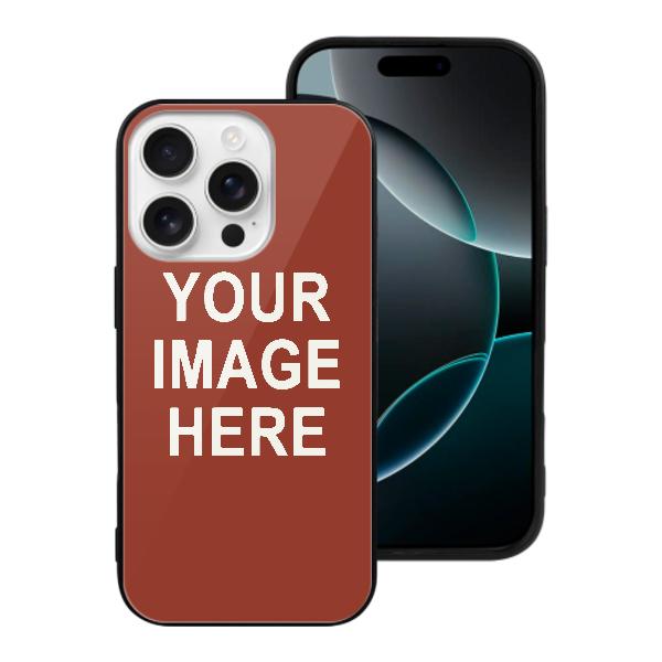 Custodia per telefono personalizzata rosso corallo bianco
