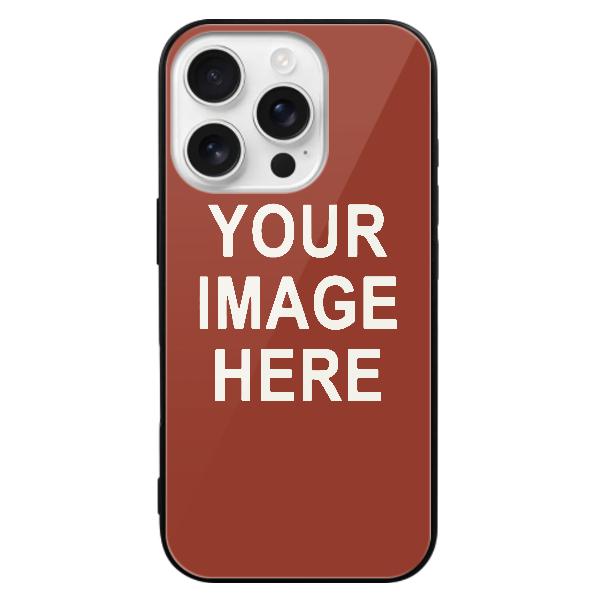 Custodia per telefono personalizzata rosso corallo bianco