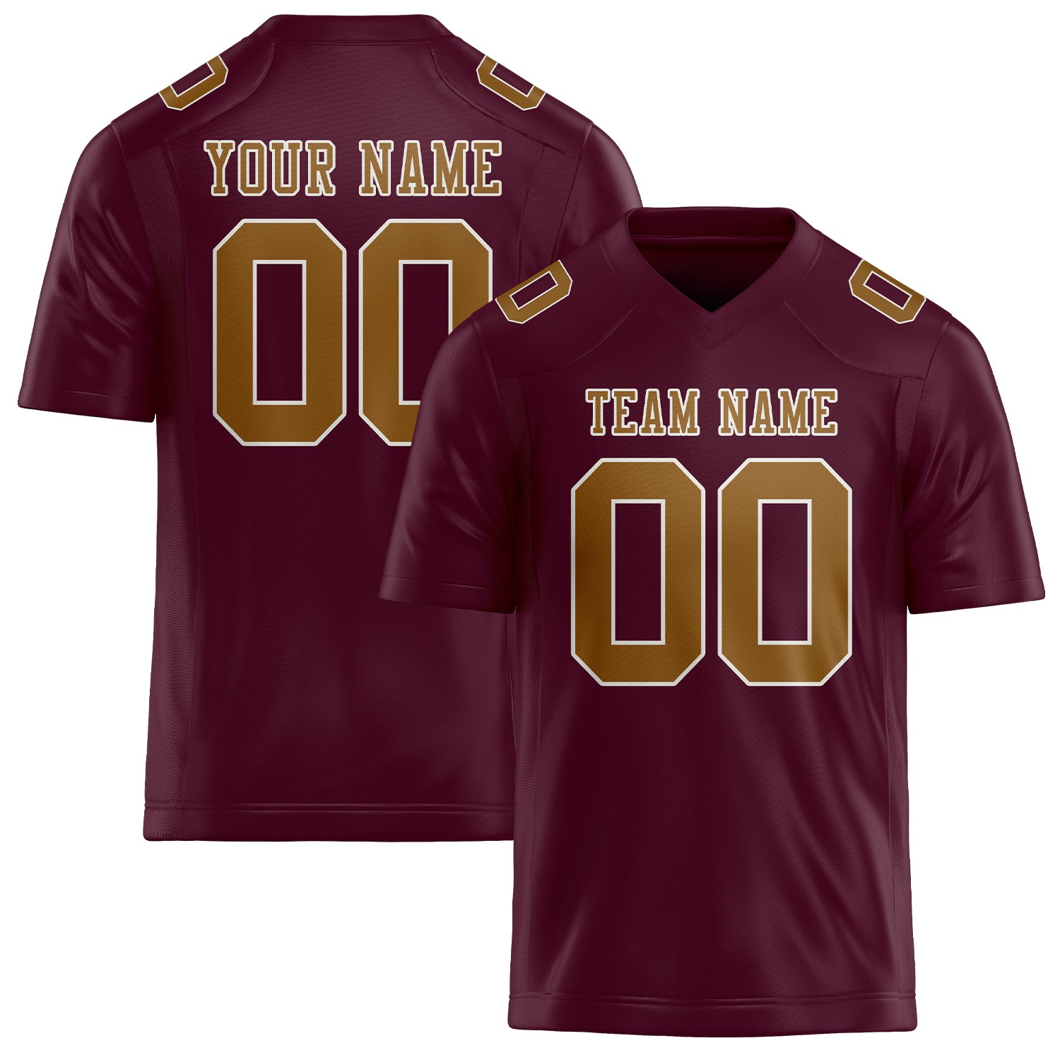 Maßgeschneidertes Professionelles Korallenrot Khaki Rugbytrikot