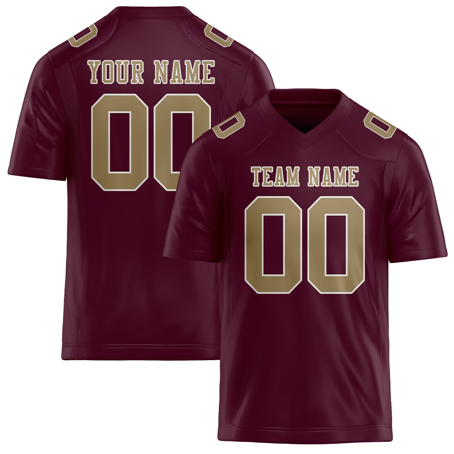 Maßgeschneidertes Professionelles Korallenrot Hellkhaki Rugbytrikot