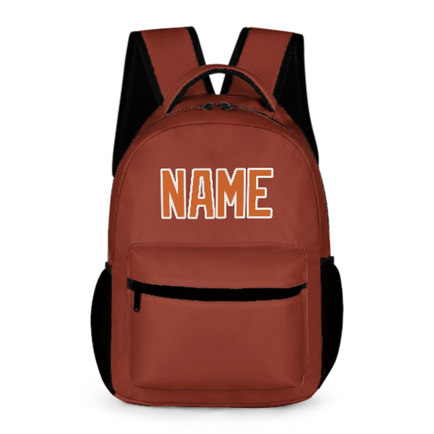 Maßgeschneidertes Korallenrot Orange Kinderrucksack