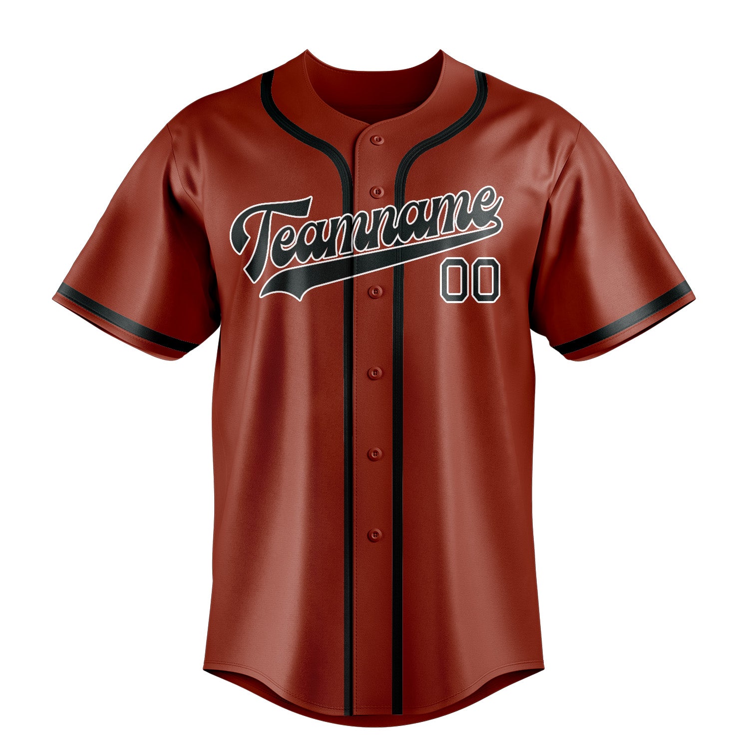 Benutzerdefiniertes Professionelles Korallenrot Dunkelgrau Baseballtrikot