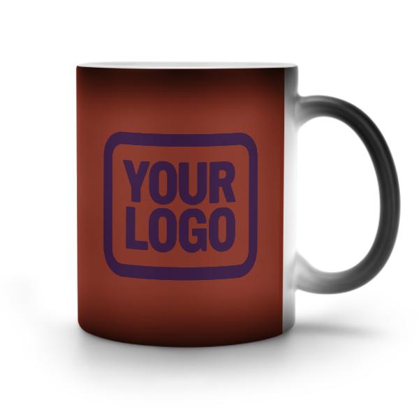 Tazza magica personalizzata rosso corallo viola
