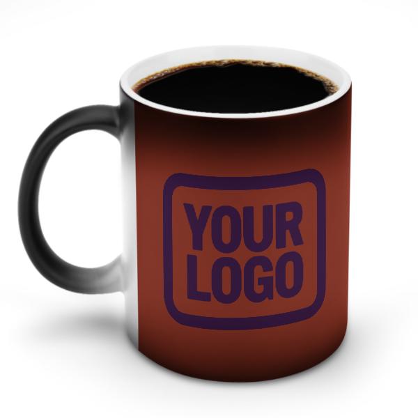 Tazza magica personalizzata rosso corallo viola