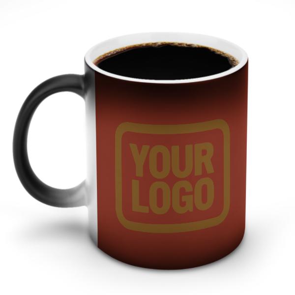 Tazza magica personalizzata color corallo rosso cachi