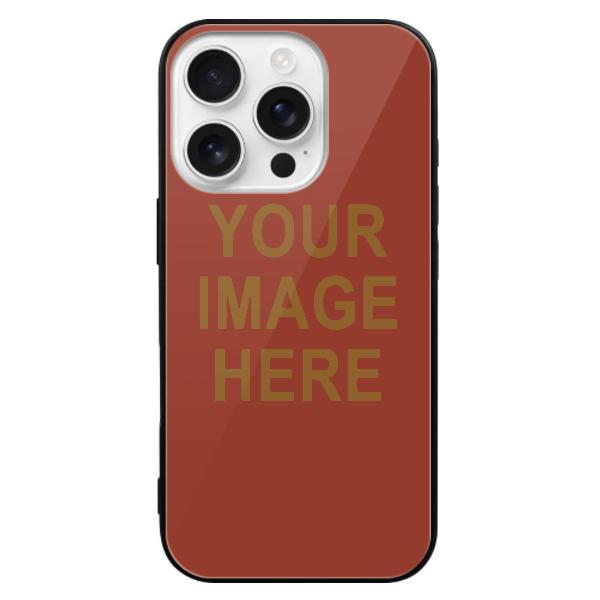 Custodia per telefono personalizzata color corallo rosso cachi