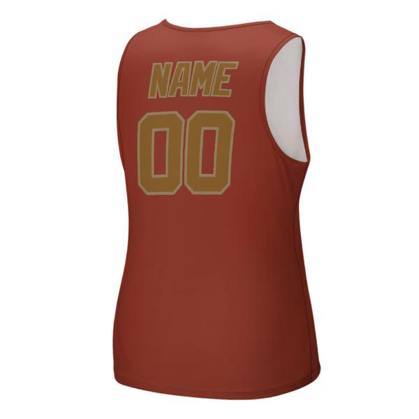 Maßgeschneidertes Korallenrot Khaki Herren Tanktop