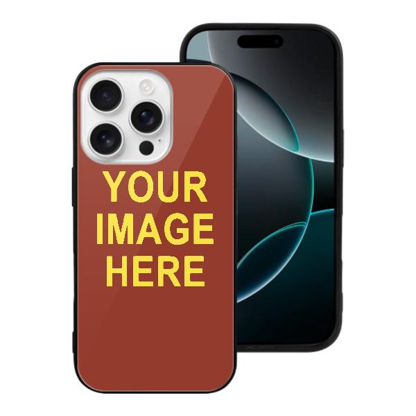 Custodia per telefono personalizzata color corallo rosso pallido giallo