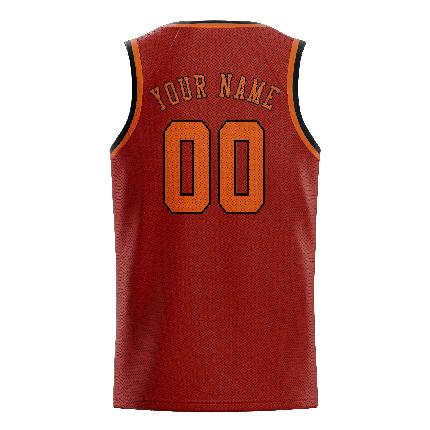Benutzerdefiniertes Professionelles Korallenrot Orange Basketballtrikot