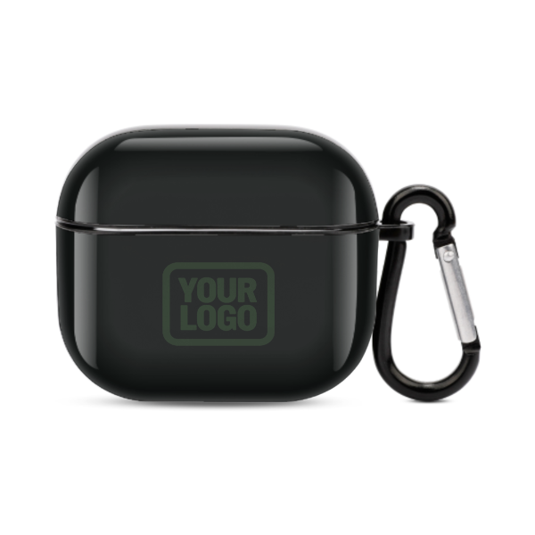 Maßgeschneidertes Schwarz Tannengrün AirPods-Hülle (3. Generation)