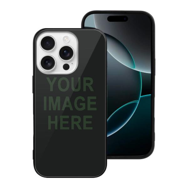 Custodia per telefono personalizzata in abete nero verde