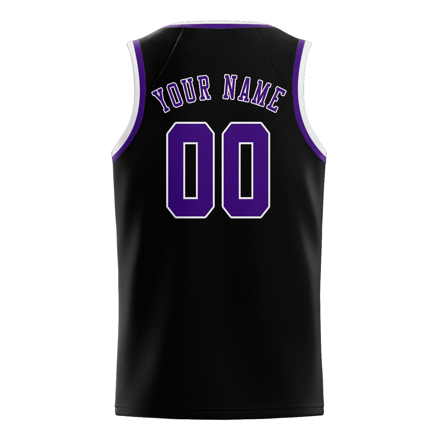 Benutzerdefiniertes Professionelles Schwarz Lila Basketballtrikot