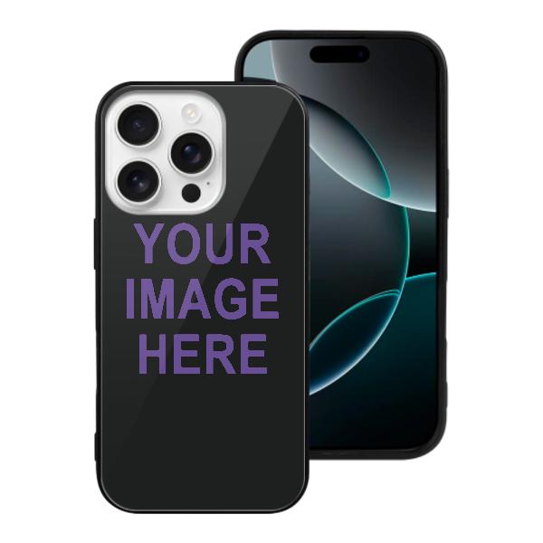Custodia personalizzata per telefono color lavanda nera