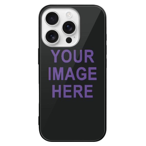 Custodia personalizzata per telefono color lavanda nera