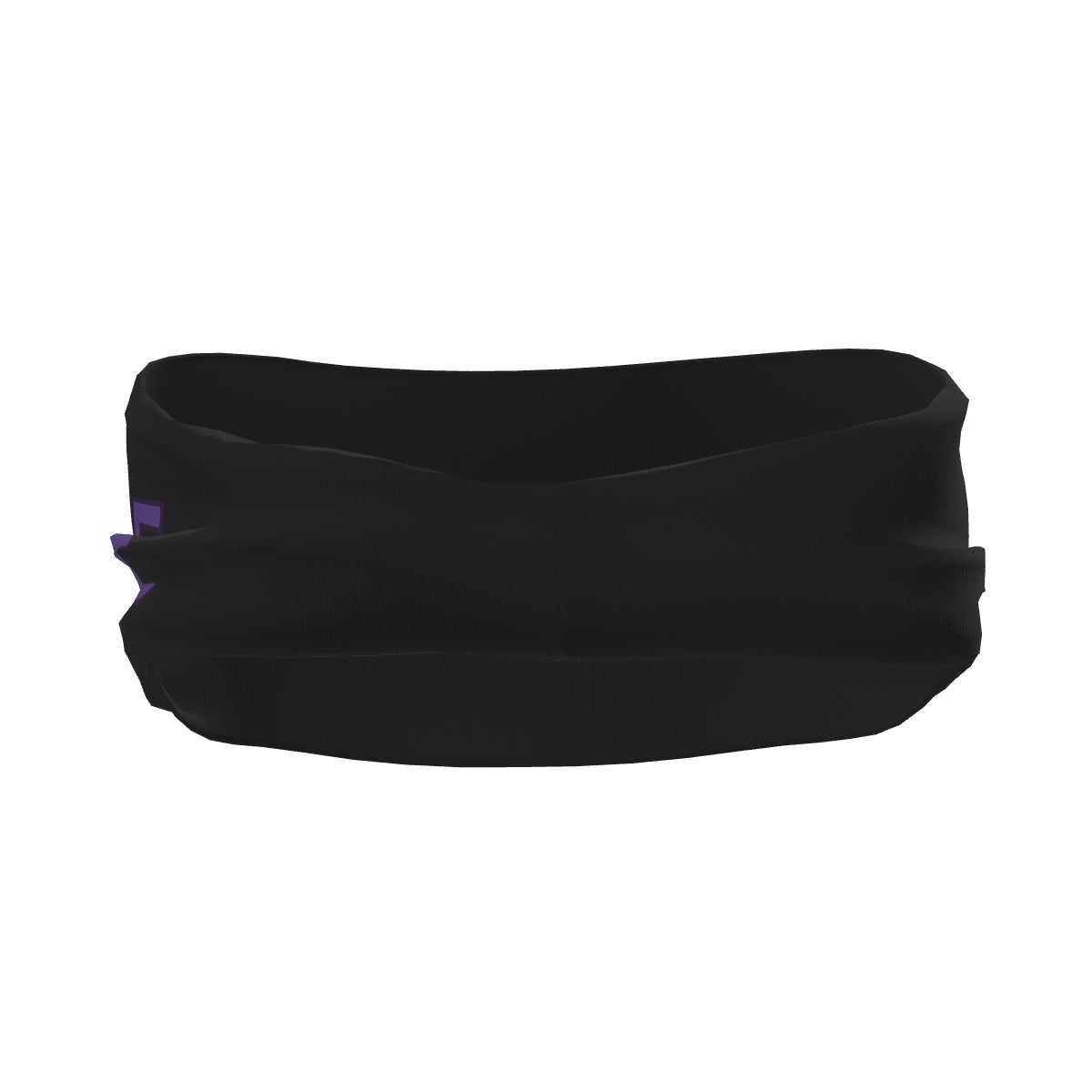 Maßgeschneidertes Schwarz Lavendel Sport Stirnband