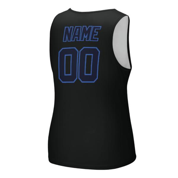 Maßgeschneidertes Schwarz Stahlblau Herren Tanktop