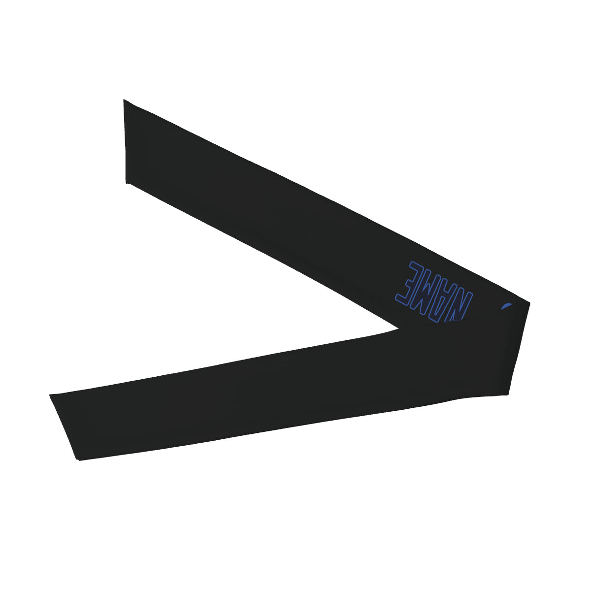 Maßgeschneidertes Schwarz Stahlblau Stirnband
