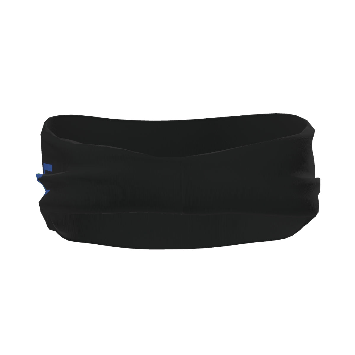 Maßgeschneidertes Schwarz Himmelblau Sport Stirnband