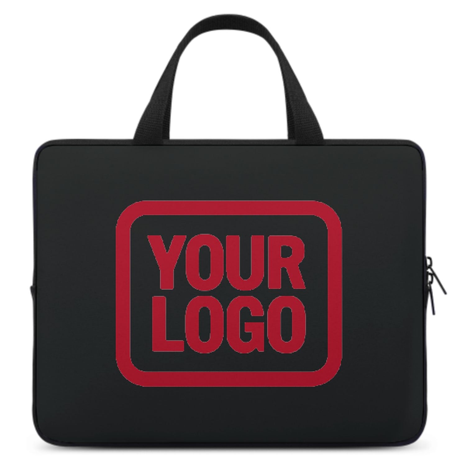Maßgeschneidertes Schwarz Red Laptop Tasche