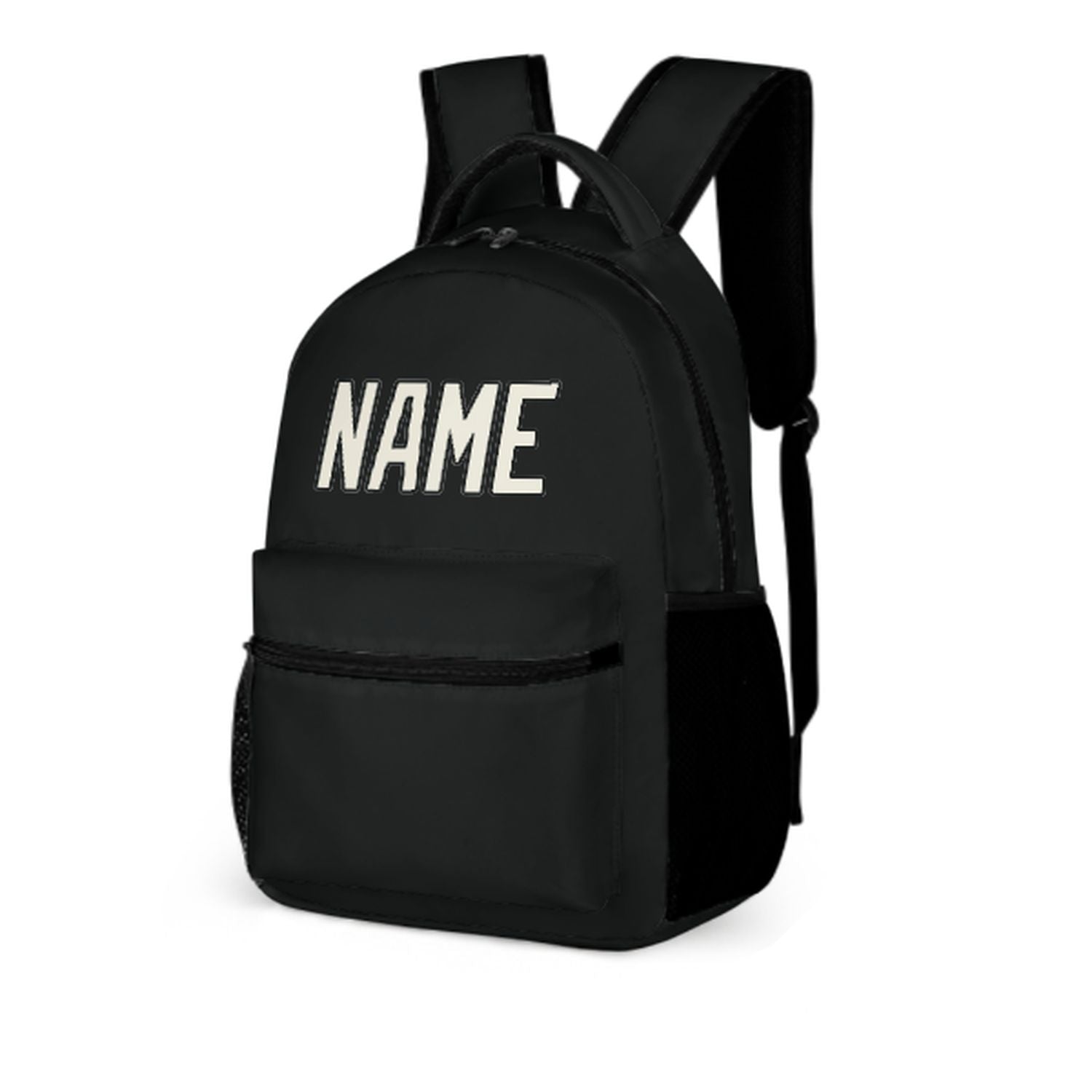 Maßgeschneidertes Schwarz Beige Kinderrucksack