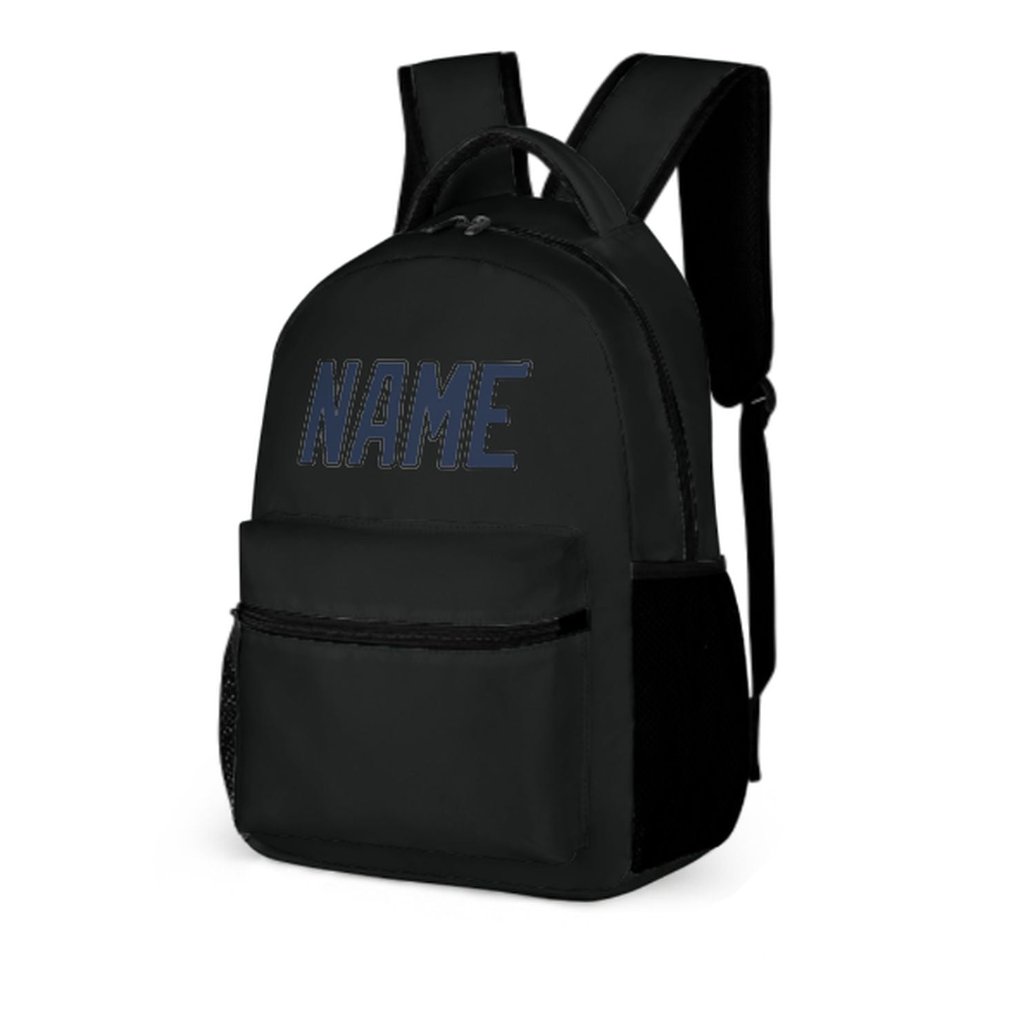Maßgeschneidertes Schwarz Marineblau Kinderrucksack