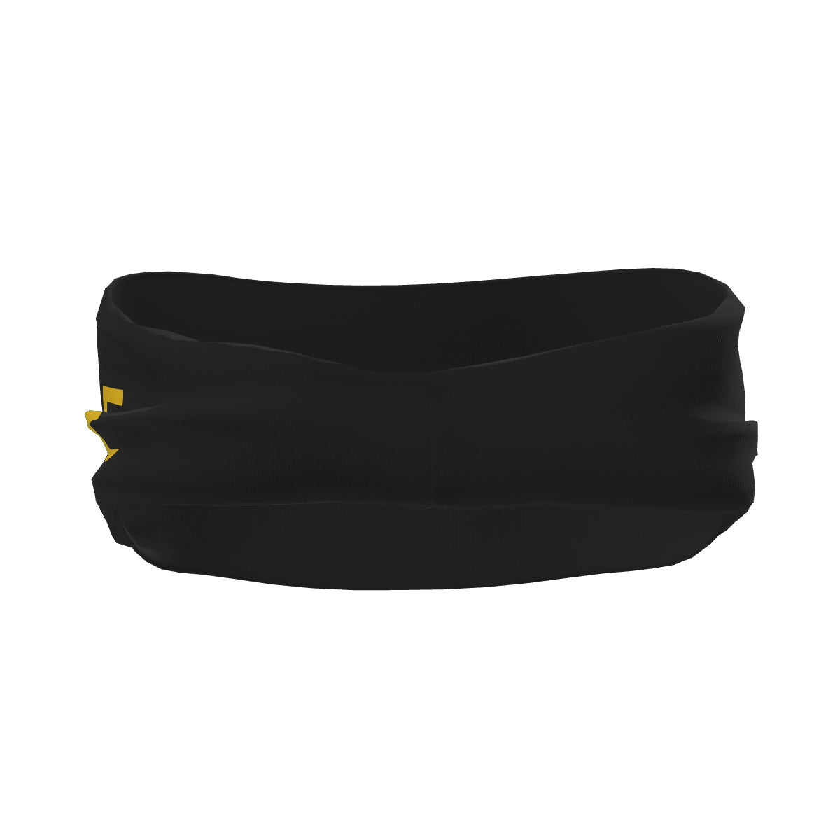 Maßgeschneidertes Schwarz Gold Sport Stirnband