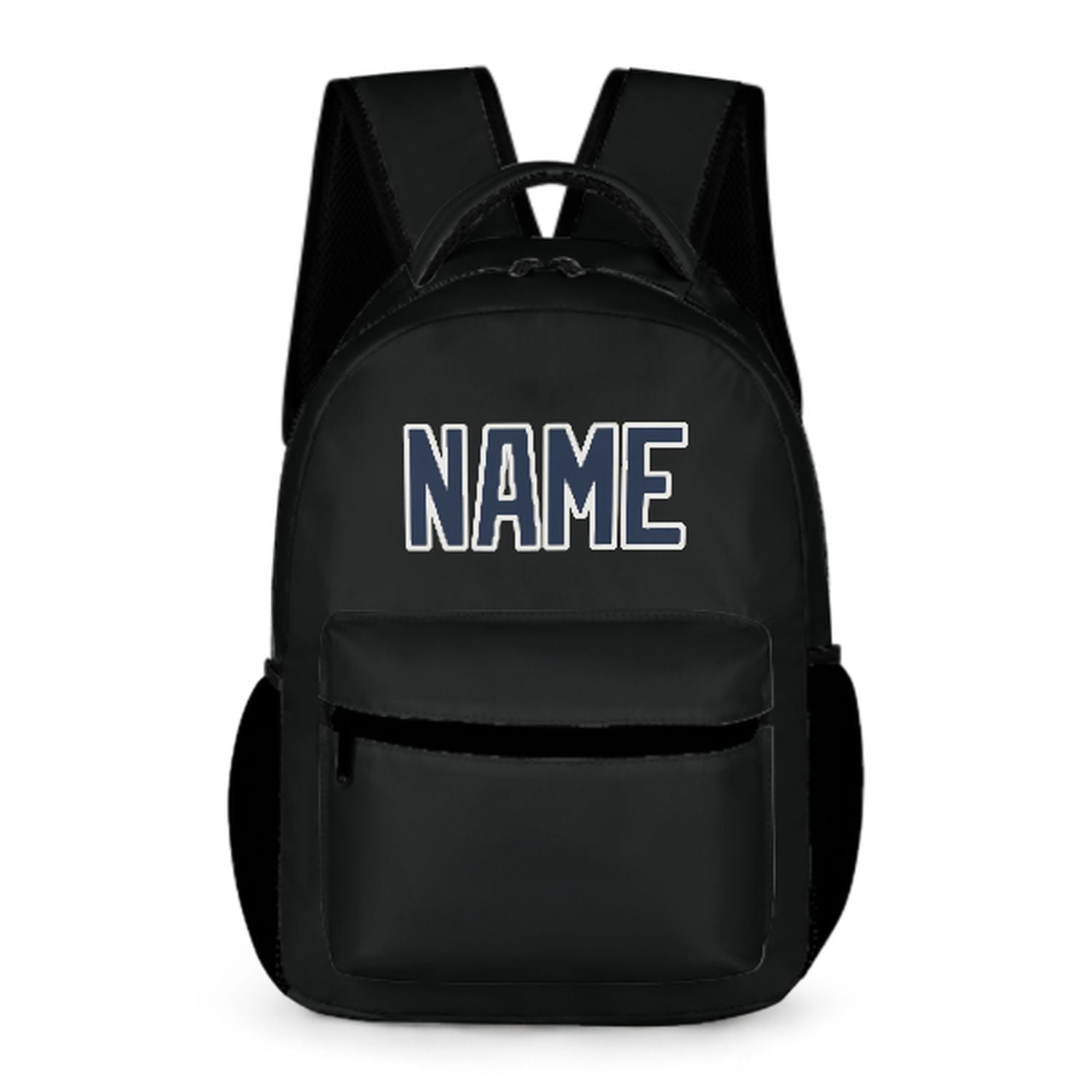 Maßgeschneidertes Schwarz Marineblau Kinderrucksack