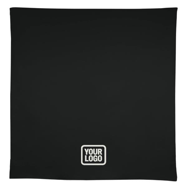 Tovaglia quadrata personalizzata in bianco e nero
