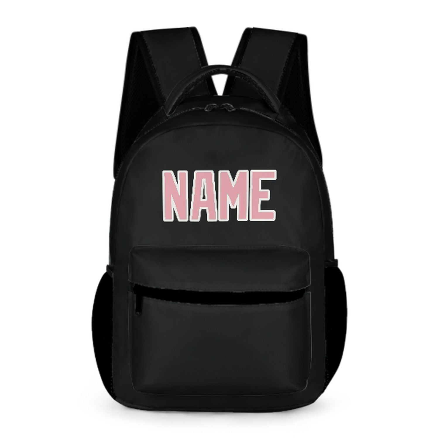 Maßgeschneidertes Schwarz Rosa Kinderrucksack