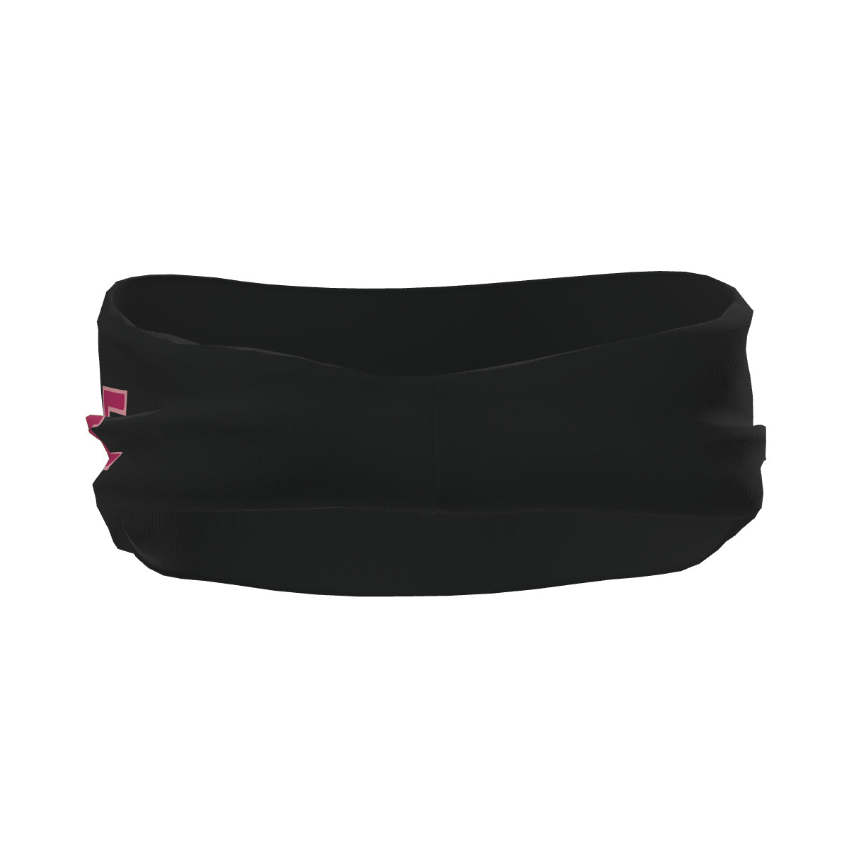 Maßgeschneidertes Schwarz Rosarot Sport Stirnband